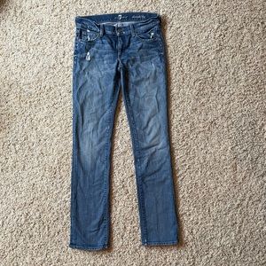 Great condition! 7 for all Mankind women’s straight leg jeans